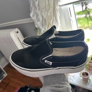 black platform vans!